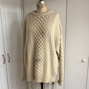 Irish Cable Knit Sweater